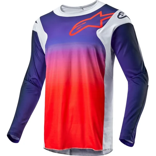 Dres RACER HOEN, ALPINESTARS (sivá/modrá/oranžová, veľkosť 2XL)