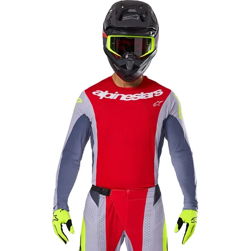 Dres TECHSTAR MELT, (červená/sivá, veľkosť L) /ALPINESTARS/ - obr. 5