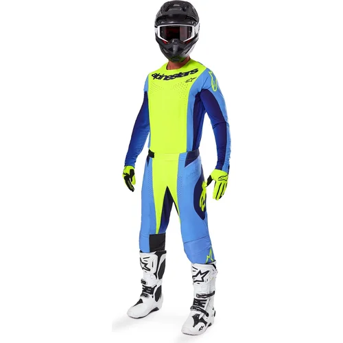 Dres TECHSTAR MELT, (žltá fluo/modrá, veľkosť M) /ALPINESTARS/ - obr. 6