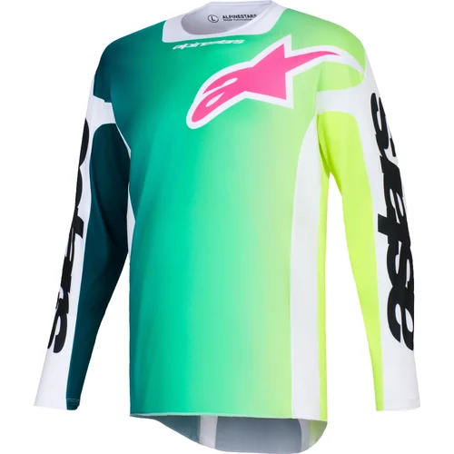 Zelená/biela/čierna ALPINESTARS 3760426-621-M dres RACER PORTL, veľkosť M)