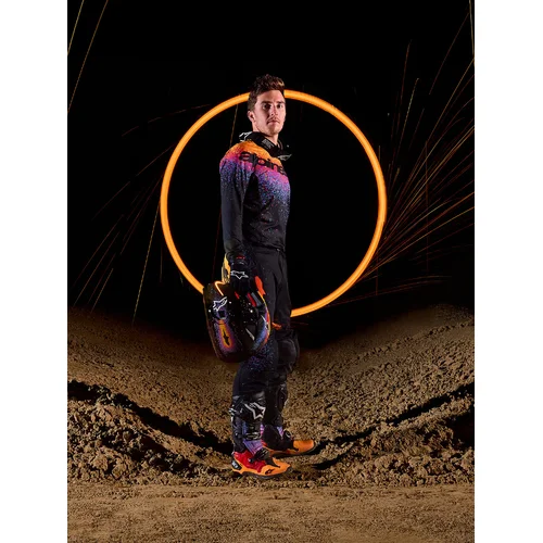 Čierna/multicolor dres SUPERTECH limitovaná edícia BLACK HOLE, veľkosť M) /ALPINESTARS/ - obr. 20