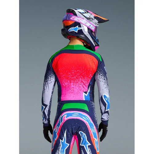 Dres SUPERTECH limitovaná edícia RECORDS, (sivá/multicolor, veľkosť L) /ALPINESTARS/ - obr. 17