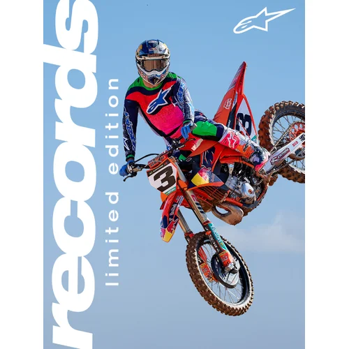 Dres SUPERTECH limitovaná edícia RECORDS, (sivá/multicolor, veľkosť S) /ALPINESTARS/ - obr. 7