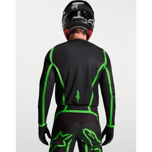 Čierna/zelená fluo dres FLUID APEX V2, veľkosť M) /ALPINESTARS/ - obr. 11