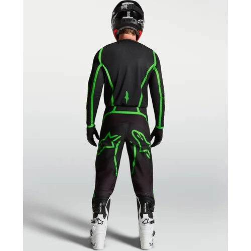 Čierna/zelená fluo dres FLUID APEX V2, veľkosť S) /ALPINESTARS/ - obr. 6