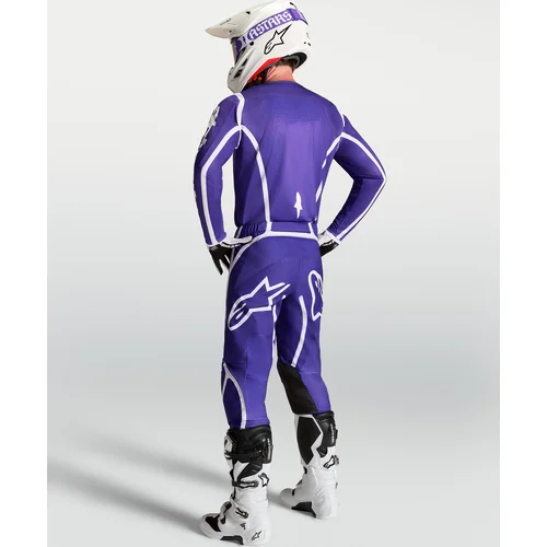Dres FLUID APEX V2, (tmavomodrá/biela, veľkosť L) /ALPINESTARS/ - obr. 9