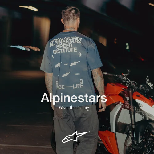 Tričko institute oversized CSF 1236-72306-70-S (modrá, veľkosť S) /ALPINESTARS/ - obr. 2