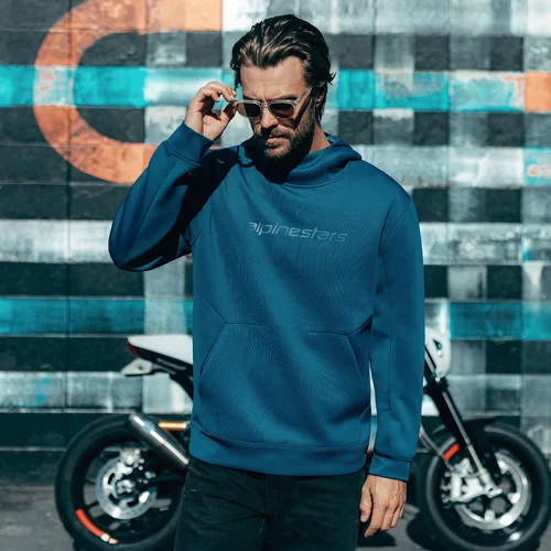 Mikina DATRIX HOODIE 1236-52800-749-S (modrá, veľkosť S) /ALPINESTARS/ - obr. 3