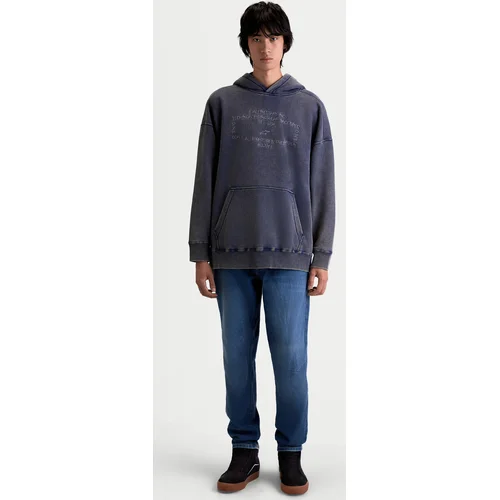 Mikina infinite washed oversized hoodie (vypraná modrá, veľkosť M) /ALPINESTARS/ - obr. 7