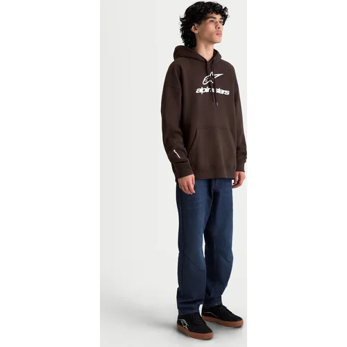 Mikina prelude oversized hoodie (hnedá, veľkosť L) /ALPINESTARS/ - obr. 2
