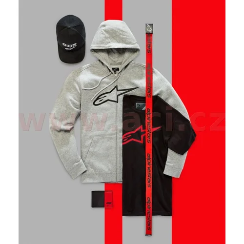 Čierna/červená) 1230-93100-3010-TU pás LINEAR WEB BELT /ALPINESTARS/ - obr. 2