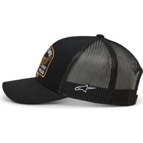Čierna/čierna) šiltovka HERITAGE PATCH TRUCKER /ALPINESTARS/ - obr. 1