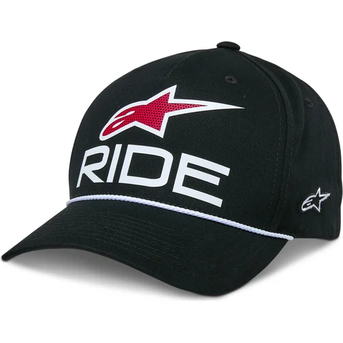 Čierna/biela/červená) ALPINESTARS 1235-81440-123-OS šiltovka RIDE COMP SNAPBACK