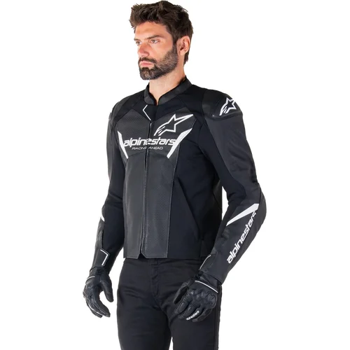 Bunda faster 3 airflow (čierna/biela, veľkosť 52) /ALPINESTARS/ - obr. 7