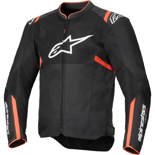 Bunda T-SPS AIR V2 ALPINESTARS 3301025-1030-XL (čierna/červená fluo, veľkosť XL)