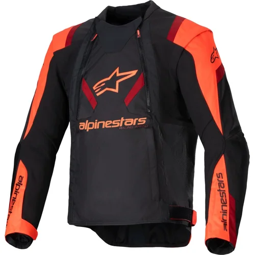 Bunda T-STUNT AIR ALPINESTARS 3301825-1365-XL (čierna/červená fluo/červená, veľkosť XL)