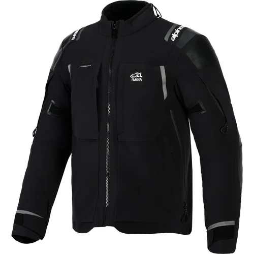 Bunda andes PRO drystar XF ALPINESTARS 3201026-111-L (čierna/tmavosivá, veľkosť L)