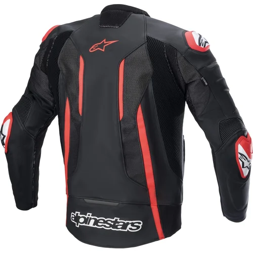 Bunda FUSION (čierna/červená fluo, veľkosť 50) /ALPINESTARS/ - obr. 1