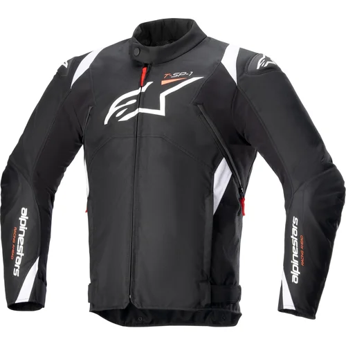 Bunda t-sp 1 2 waterproof ALPINESTARS 3200224-12-XL (čierna/biela, veľkosť XL)