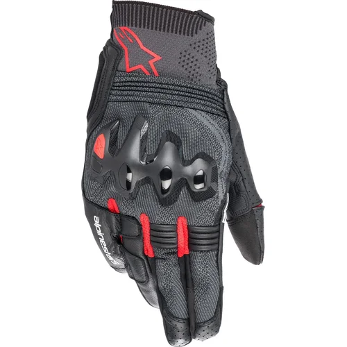 Rukavice MORPH SPORT ALPINESTARS 3567122-1303-M (čierna/červená fluo/tmavosivá, veľkosť M)