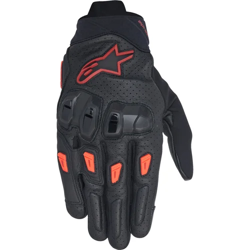 Rukavice SP X 7 ALPINESTARS 3560625-1487-XXL (čierna/tmavočervená/červená, veľkosť 2XL)