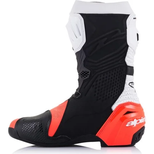 Topánky SUPERTECH R VENTED (čierna/biela/červená fluo, veľkosť 40) /ALPINESTARS/ - obr. 4