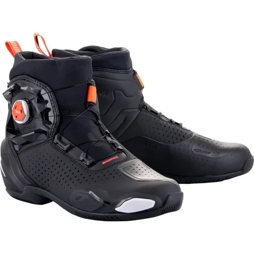 Topánky SP-2 ALPINESTARS 2511622-1231-40 (čierna/biela/červená fluo, veľkosť 40)