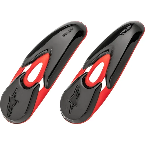Slidery špičky pre topánky SMX-R/SMX-1/2/4/5/WP/STELLA/SUPERTECH R ALPINESTARS 25SLI6-31 (čierne/červené, pár)