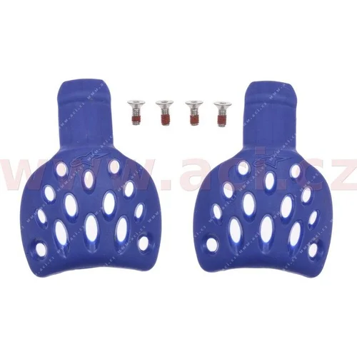 Slidery päty pre topánky SUPERTECH R ALPINESTARS 25TS-70-39/41 (modré, pár, veľkosť 39/41)