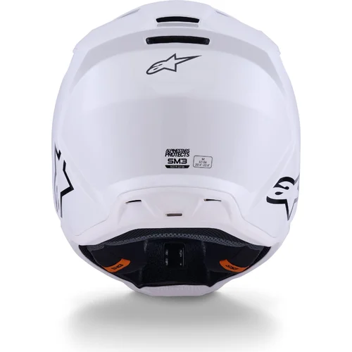 Prilba S-M3 SOLID 8300426-2180-L (biela, veľkosť L) /ALPINESTARS/ - obr. 2