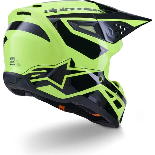Prilba S-M3 HEAT (žltá fluo/čierna, veľkosť S) /ALPINESTARS/ - obr. 3