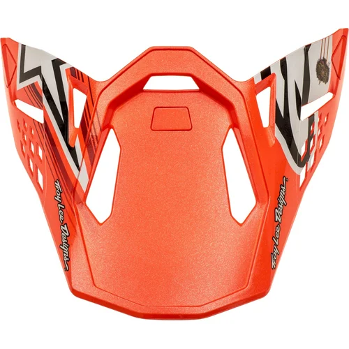 Oranžová/biela/čierna ALPINESTARS 8982023-3400-TU šilt pre prilby SUPERTECH S-M10 edícia TROY LEE DESIGNS, verzia ECE 22.05)