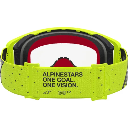 Supertech vesta okuliare, (žltá fluo/čierna, číre plexi) 2027 /ALPINESTARS/ - obr. 1
