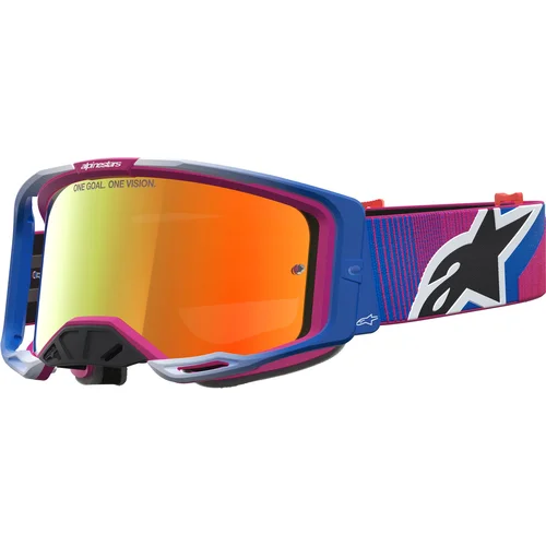 Okuliare VISION 8 MAVEN ALPINESTARS 5101627-3235-TU (červená/čierna, zrkadlové červené plexisklo) 2027