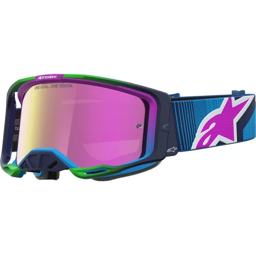 Okuliare VISION 8 MAVEN ALPINESTARS 5101627-7358-TU (modrá/fialová, zrkadlové ružové plexisklo) 2027