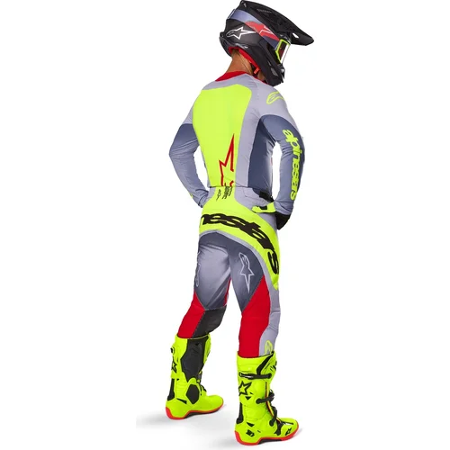 Dres TECHSTAR MELT, (červená/sivá, veľkosť L) /ALPINESTARS/ - obr. 4