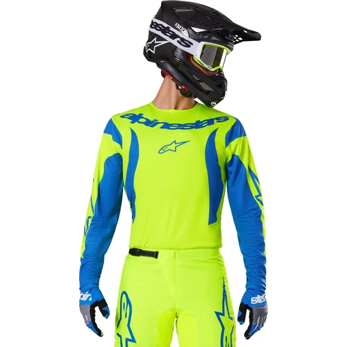Dres FLUID HAUL, (žltá fluo/modrá, veľkosť XL) /ALPINESTARS/ - obr. 5
