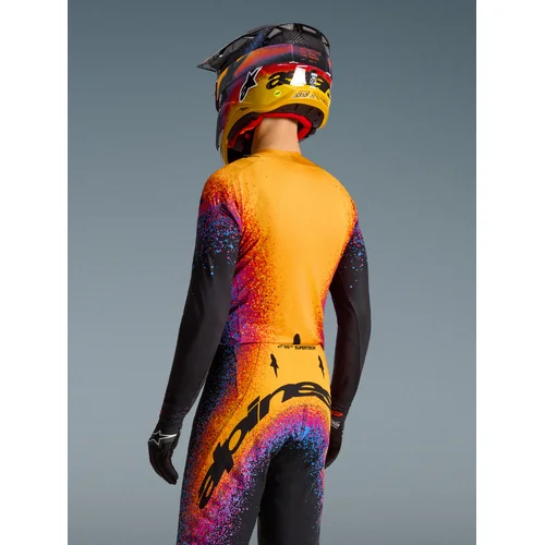 Čierna/multicolor dres SUPERTECH limitovaná edícia BLACK HOLE, veľkosť M) /ALPINESTARS/ - obr. 19