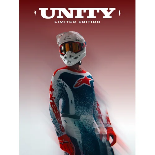 Dres TECHSTAR limitovaná edícia UNITY, (červená/biela/modrá, veľkosť L) /ALPINESTARS/ - obr. 4