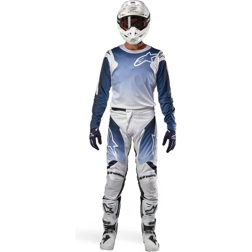 Nohavice RACER HOEN (biela/modrá, veľkosť 40) /ALPINESTARS/ - obr. 2