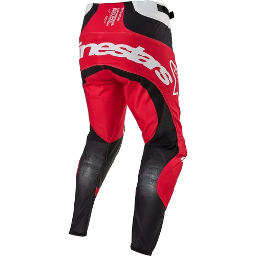 Nohavice TECHSTAR OCURI (červená/biela/čierna, veľkosť 36) /ALPINESTARS/ - obr. 1