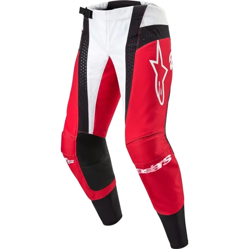 Nohavice TECHSTAR OCURI ALPINESTARS 3727024-3111-38 (červená/biela/čierna, veľkosť 38)