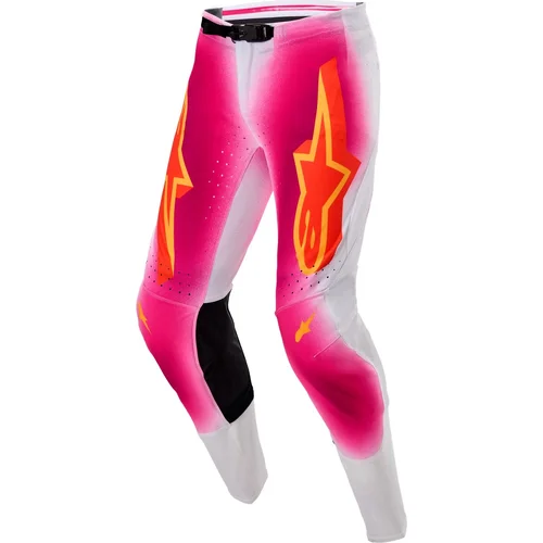 Nohavice SUPERTECH limitovaná edícia MIG ALPINESTARS 3721525-3117-34 (ružová fluo/biela/oranžová, veľkosť 34)