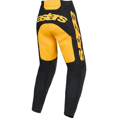 Nohavice RACER RIWAY (žltá/čierna, veľkosť 38) /ALPINESTARS/ - obr. 1