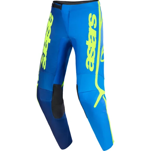 Nohavice FLUID APEX ALPINESTARS 3721226-7050-36 (modrá/žltá fluo, veľkosť 36)