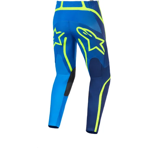 Nohavice FLUID APEX (modrá/žltá fluo, veľkosť 36) /ALPINESTARS/ - obr. 1