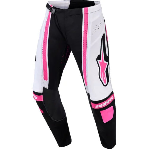 Nohavice stella techstar nomur ALPINESTARS 3750926-1239-28 dámske, (čierna/biela/ružová, veľkosť 28)