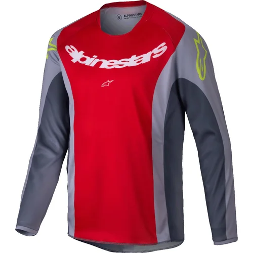 Dres RACER MELT, ALPINESTARS, detský (červená/sivá, veľkosť S)