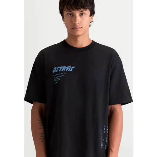 Tričko chalk oversized CSF (čierna, veľkosť XL) /ALPINESTARS/ - obr. 5