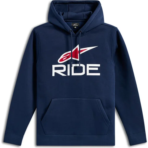 Mikina RIDE HOODIE 3 ALPINESTARS 1244-52060-7035-L (modrá/biela/červená/, veľkosť L)